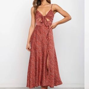 Petal & Pup- Bethan dress in Red